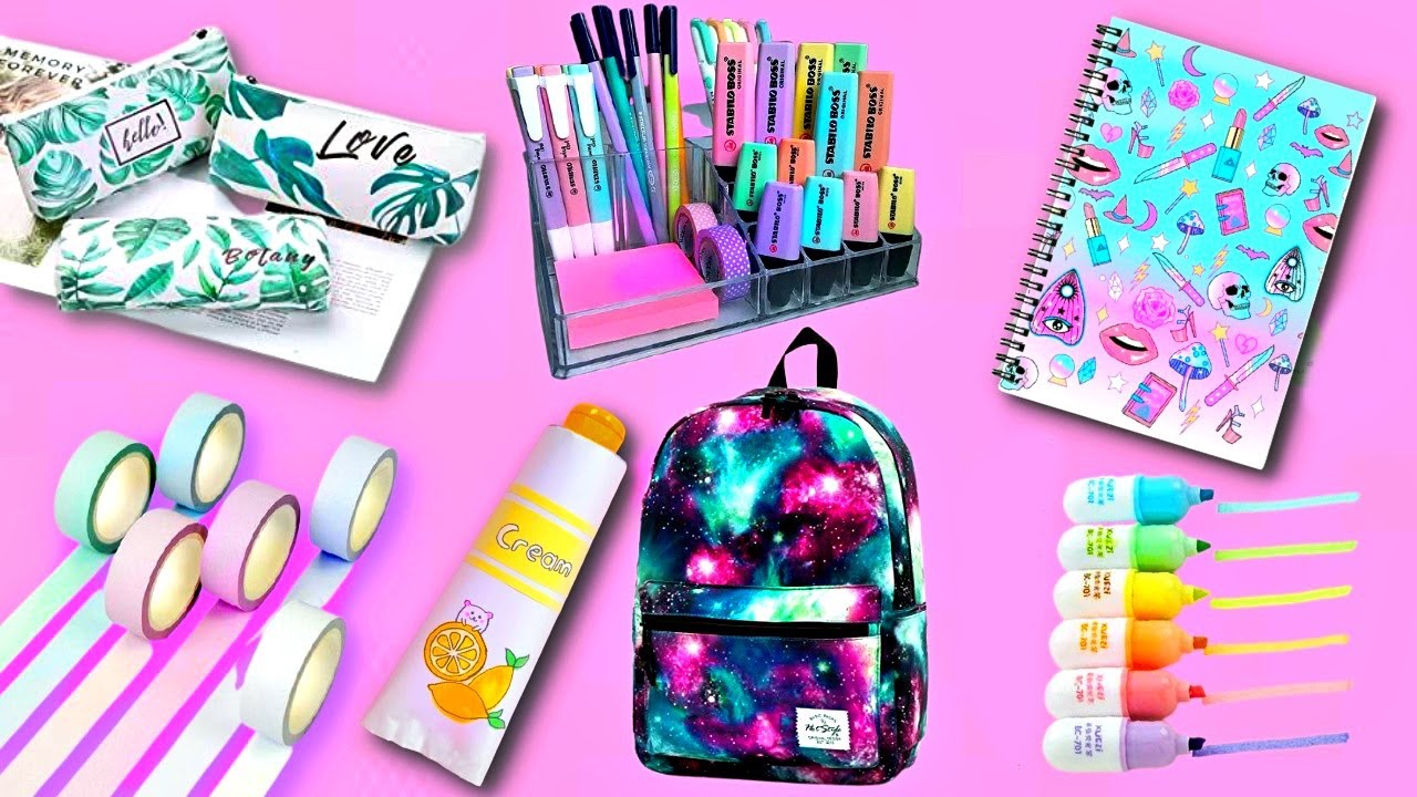 22 DIY ŁATWE POMYSŁY NA PRZYBORY SZKOLNE - HACKI I RĘKODZIEŁA NA POWRÓT DO SZKOŁY