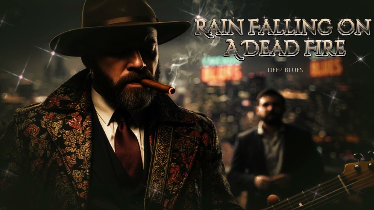 🌧️ Rain Falling On A Dead Fire | Peace Blue Lake #DeepBlues #RainyBlues