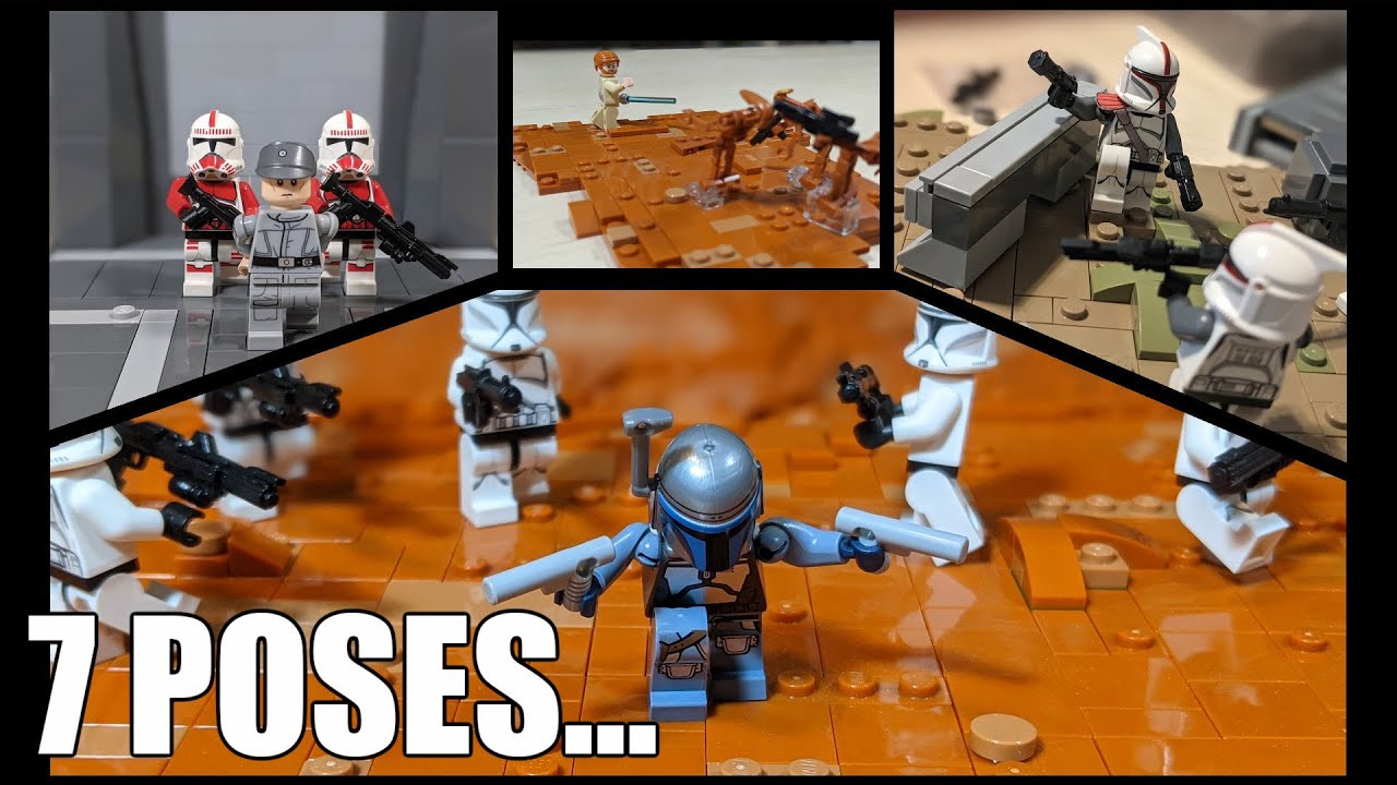 7 Minifigure Poses To Take Your LEGO Star Wars Mocs To The Next Level!
