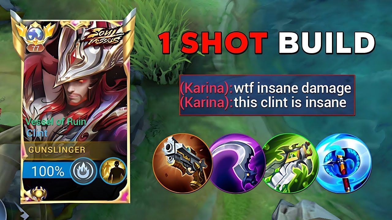 THANK YOU MOONTON FOR THIS 1 SHOT BUILD FOR CLINT! - CLINT BEST BUILD 2026!! - MLBB