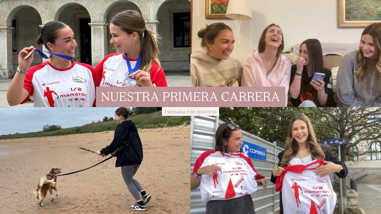 Hacemos nuestra primera carrera 🏃🏻‍♀️💪🏼👭🏻😱