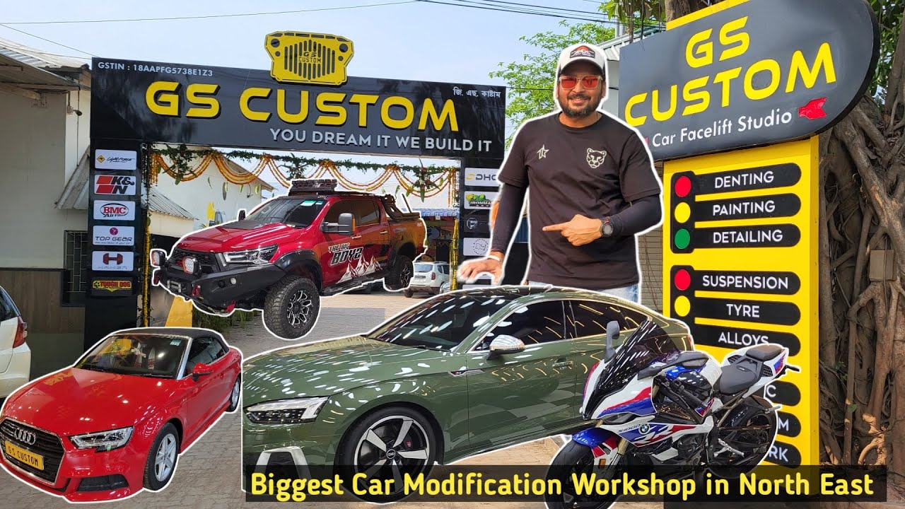 Biggest Car Modification Workshop in North East | GS CUSTOM | #carmodification #modified