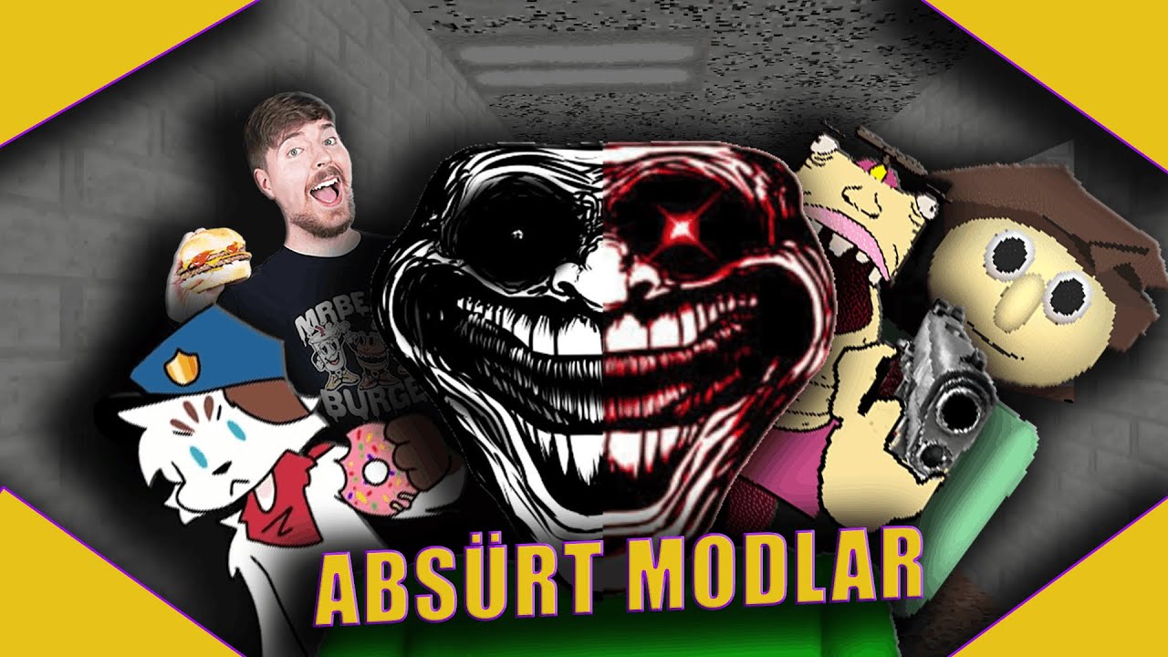 MUHTEŞEM VE ABSÜRT KELBACAK MODLARI | Baldi's Basic's [Canlı Yayın]