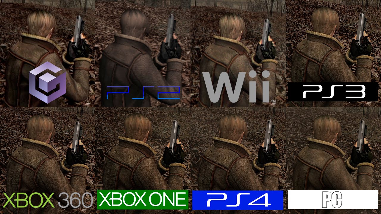 Resident Evil 4 | GC VS PS2 VS Wii VS PS3 VS PS4 VS 360 VS ONE VS PC | All Versions Comparison