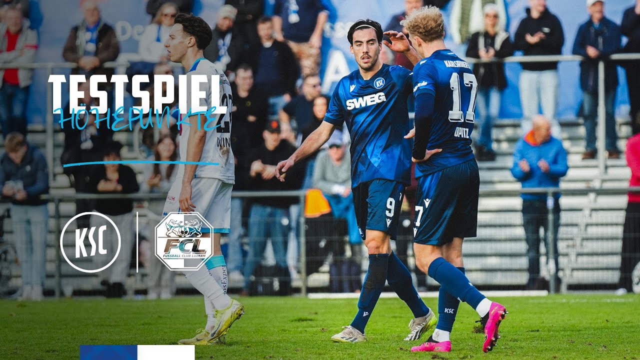 Testspiel Höhepunkte | KSC - FC Luzern