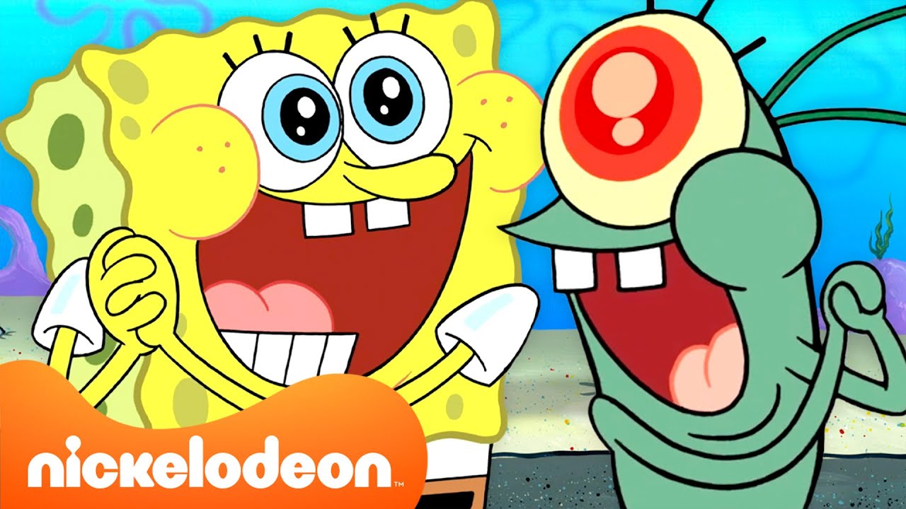 SpongeBob | NAJLEPSZE ODCINKI Planktona w SpongeBobie! 👁️ | Nickelodeon Polska