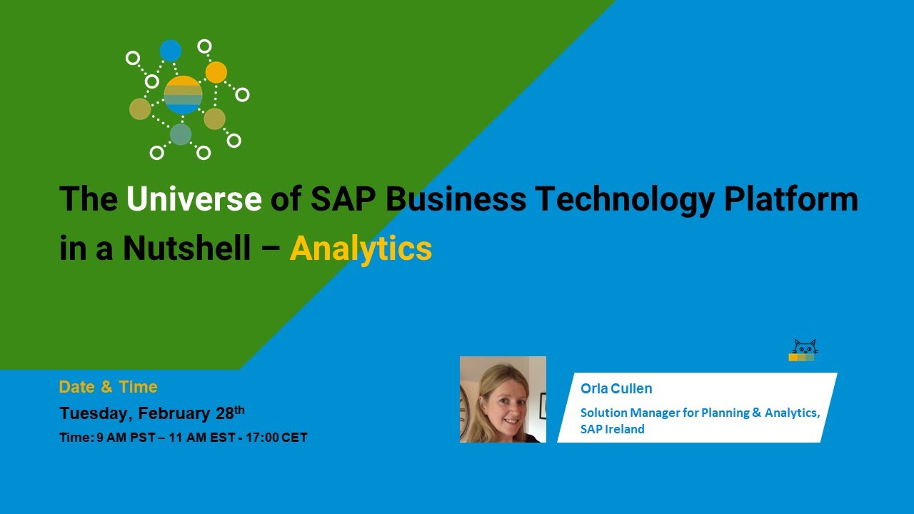 The Universe of SAP Business Technology Platform in a Nutshell – Analytics