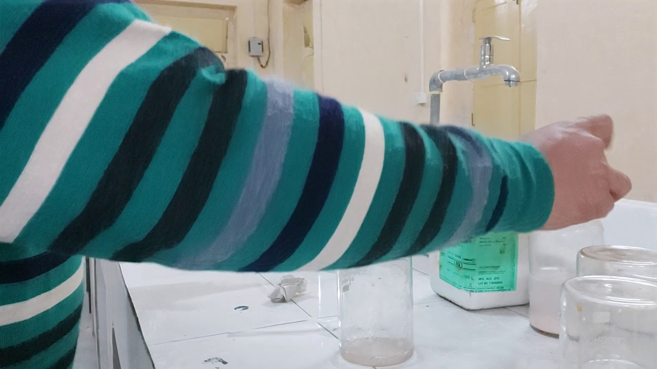 Preparation of Sodium Trioxalato Ferrate III