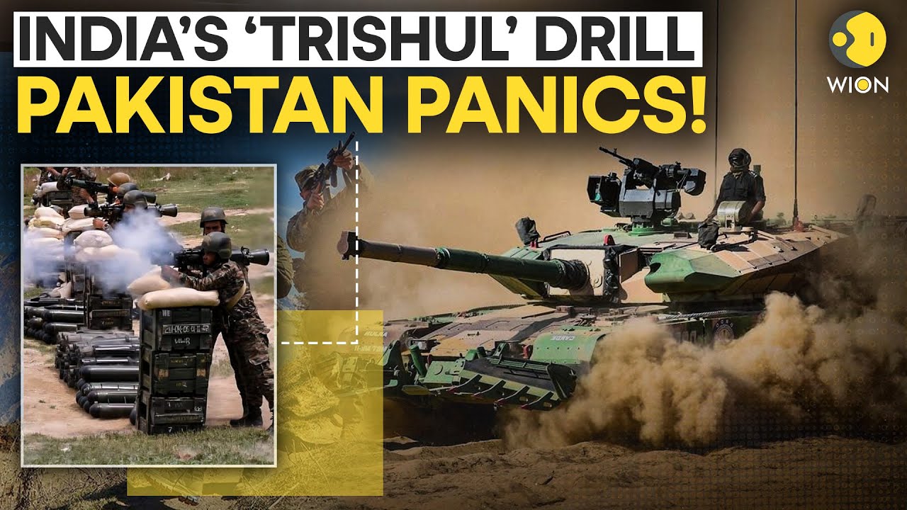 India War Drills LIVE: India Kicks Off Massive &lsquo;Trishul&rsquo; War Drill; Pakistan Scrambles Jets | WION