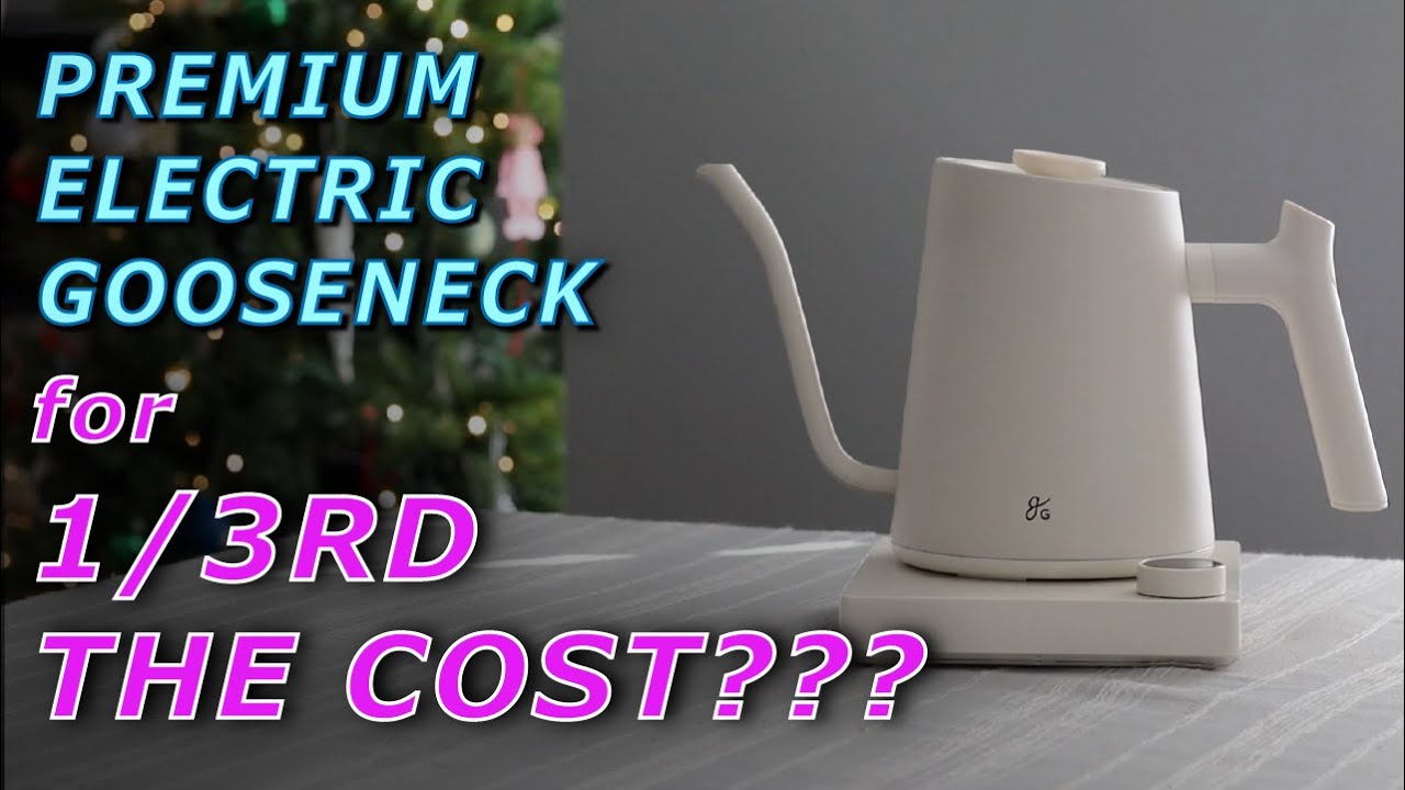 Premium Electric Gooseneck Kettle for 1/3rd the COST? Greater Goods Electric Gooseneck Kettle Review