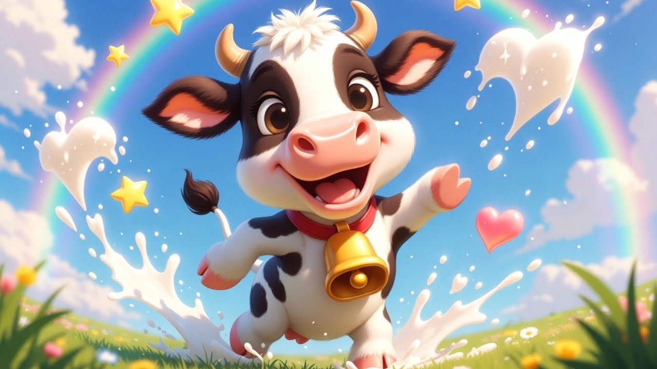 LA VACA LECHERA 🐄🥛 Canción Infantil Divertida | Dibujos Animados 4K | Música para Niños