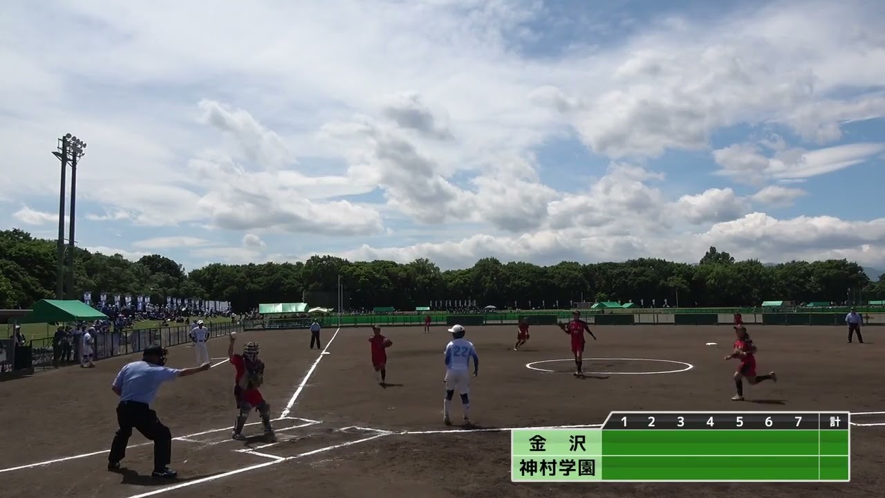 2023年IH ソフトボール女子 1回戦 鹿児島神村学園 鹿児島 x 金沢 石川
