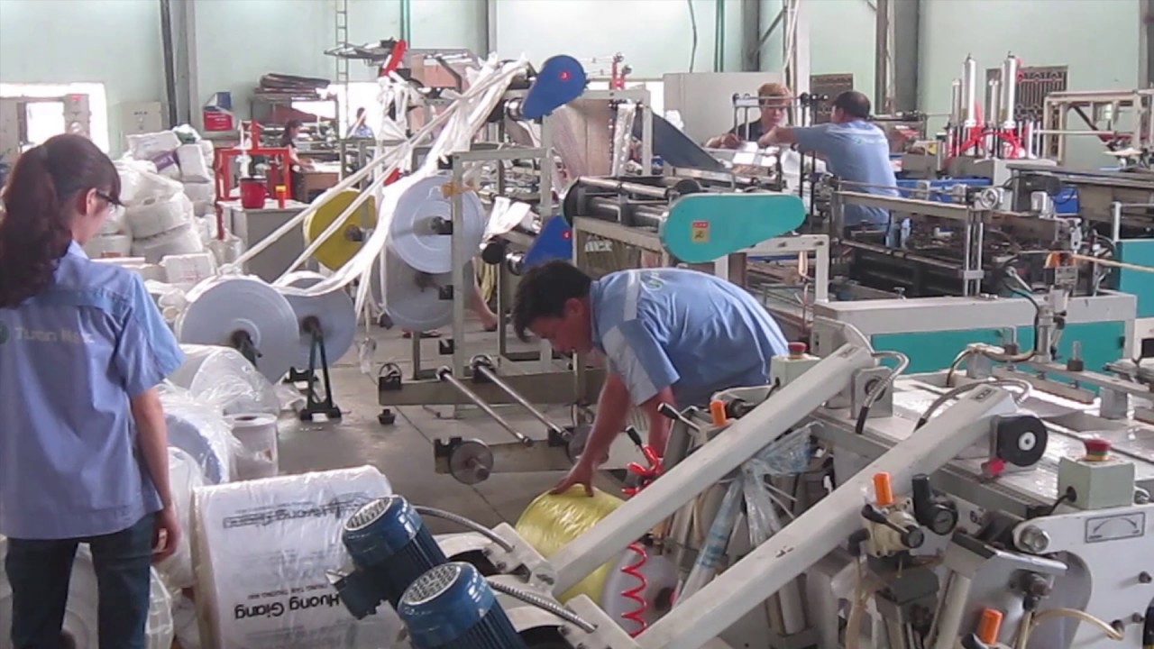 Nhà máy sản xuất túi nilon các loại - BAO BÌ TUẤN NGỌC #plasticbag #tuinilon