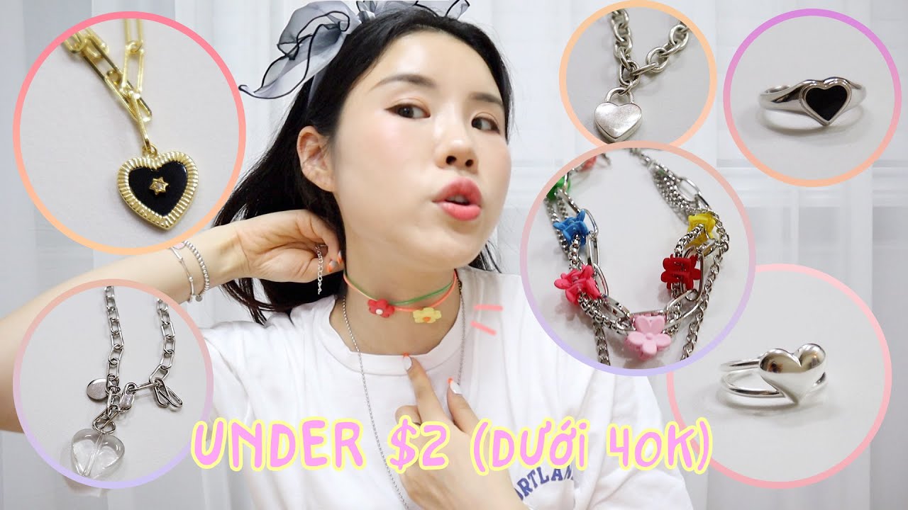 CUTE ACCESSORIES UNDER $2💎ㅣĐỒ PHỤ KIỆN CỰC ĐÁNG IU DƯỚI 40K