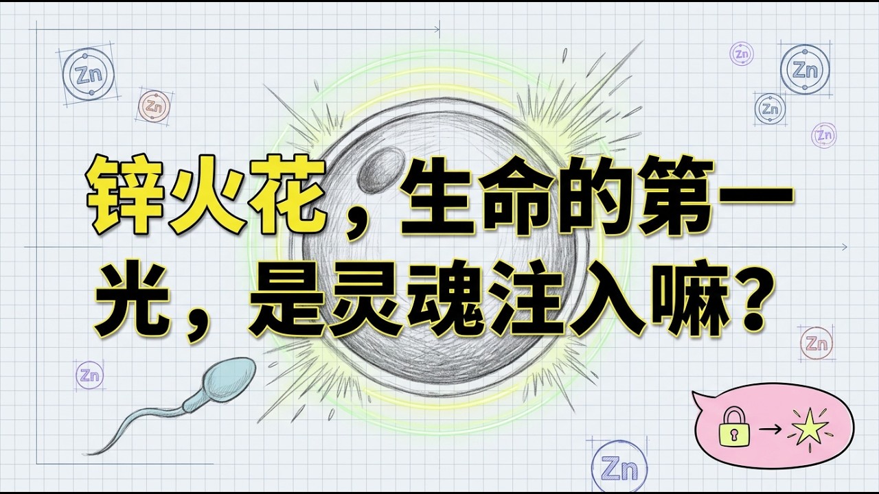 生命的第零秒 | 是灵魂的注入吗 | 震撼全人类的锌火花发现 | 王利杰频道