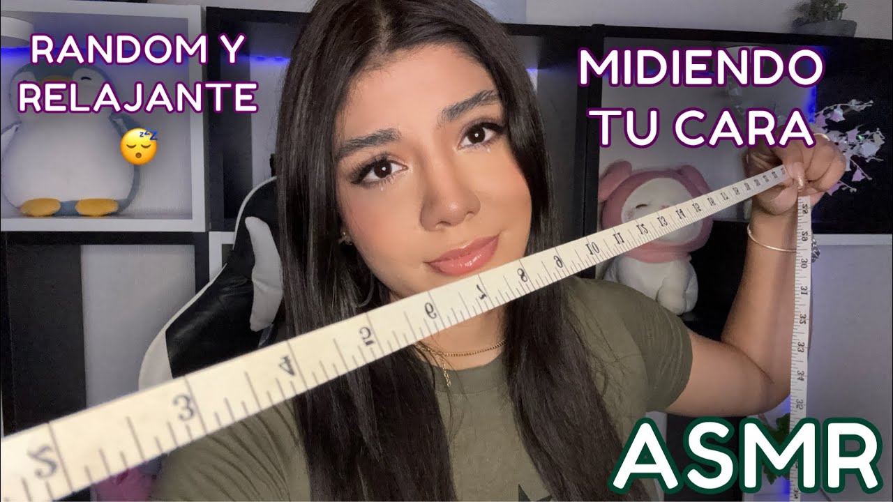 ASMR ESPAÑOL / DUERME mientras MIDO (RANDOM) TU CARITA desde MUY CERCA + MUY VISUAL
