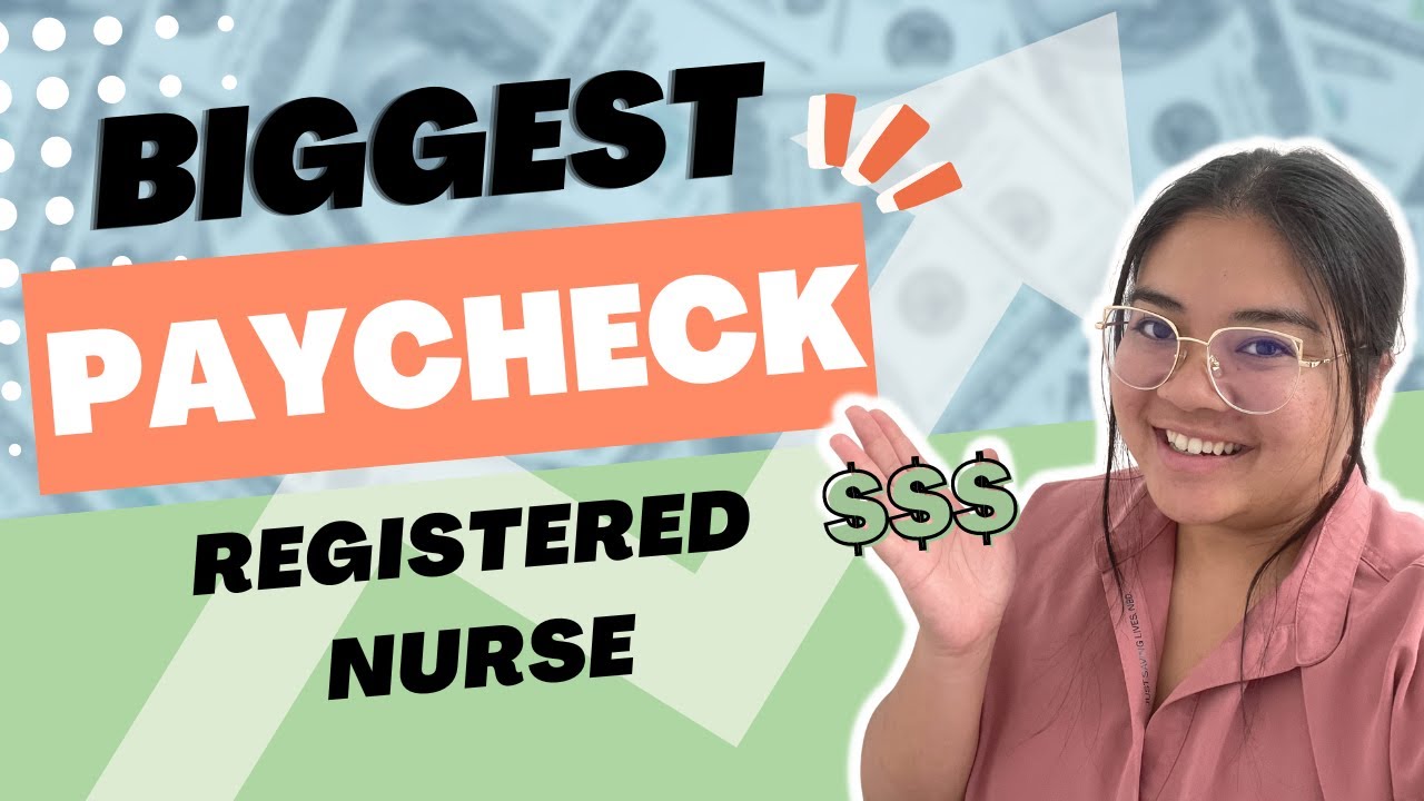 Registered Nurse in CA | My BIGGEST nursing pay $$$…*ACTUAL PAY STUBS*