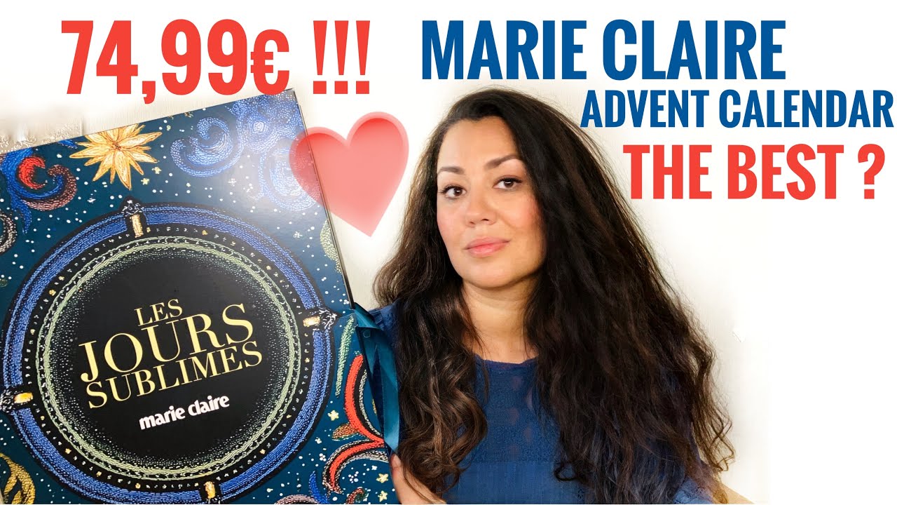 MARIE CLAIRE Calendrier de l’Avent Les Jours Sublimes 2025 UNBOXING