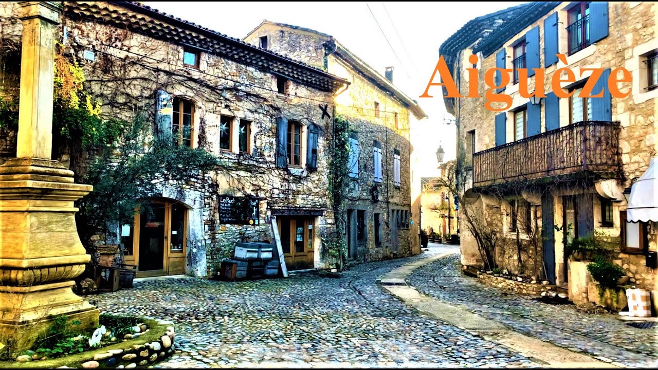 AIGUEZE🌞Plus Beaux Villages de France 🌞 Gard - Visite des villes et villages Fran&ccedil;ais