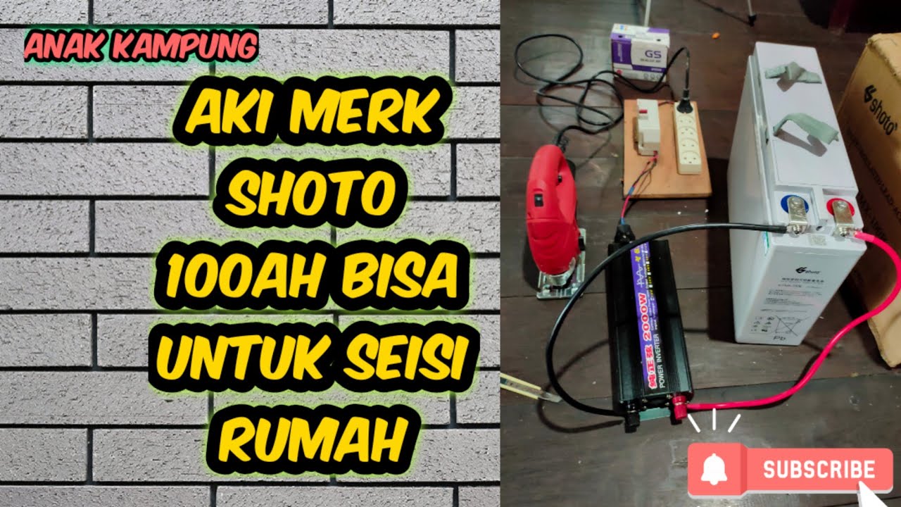 unboxing dan review Aki Shoto 100AH