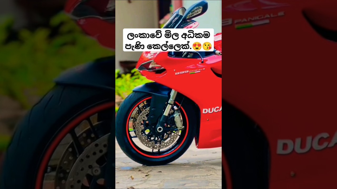 Ducati කියන්නේ පිස්සුවක් බං.🔥😘