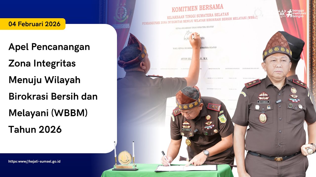APEL PENCANANGAN ZONA INTEGRITAS MENUJU WILAYAH BIROKRASI BERSIH DAN MELAYANI TAHUN 2026