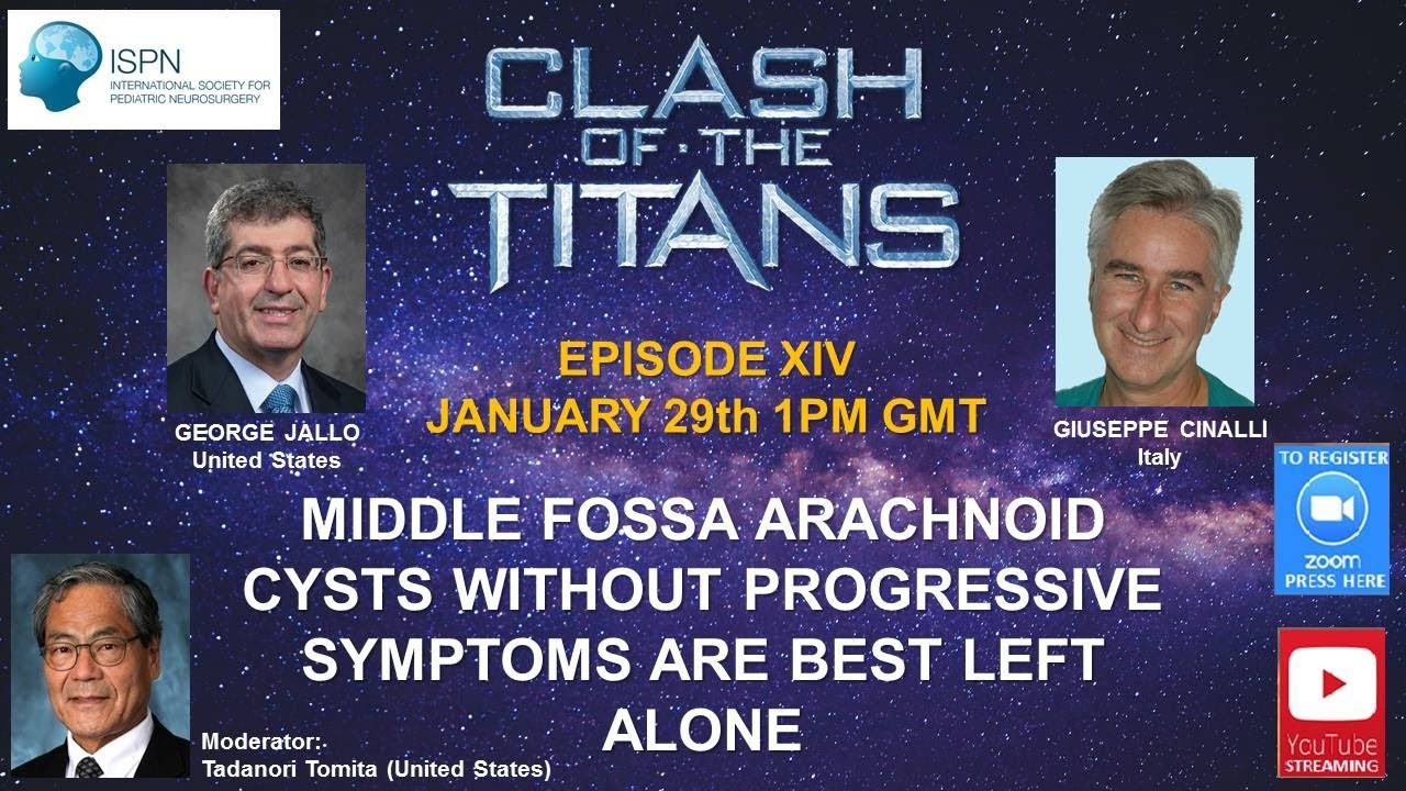 Clash of the Titans - Middle fossa arachnoid cysts without progressive symptoms are best left alone