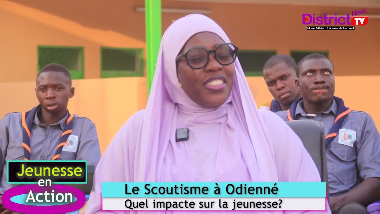 Les Scouts musulmans a Odienné jeunesse en Action 