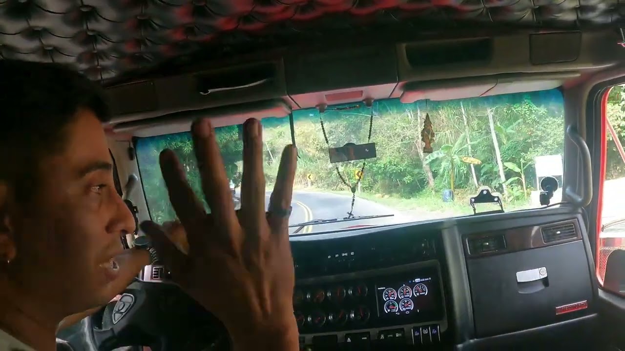 Mostrando c&oacute;mo se sube de Guaduas hacia el Alto del Trigo 🚛⛰️