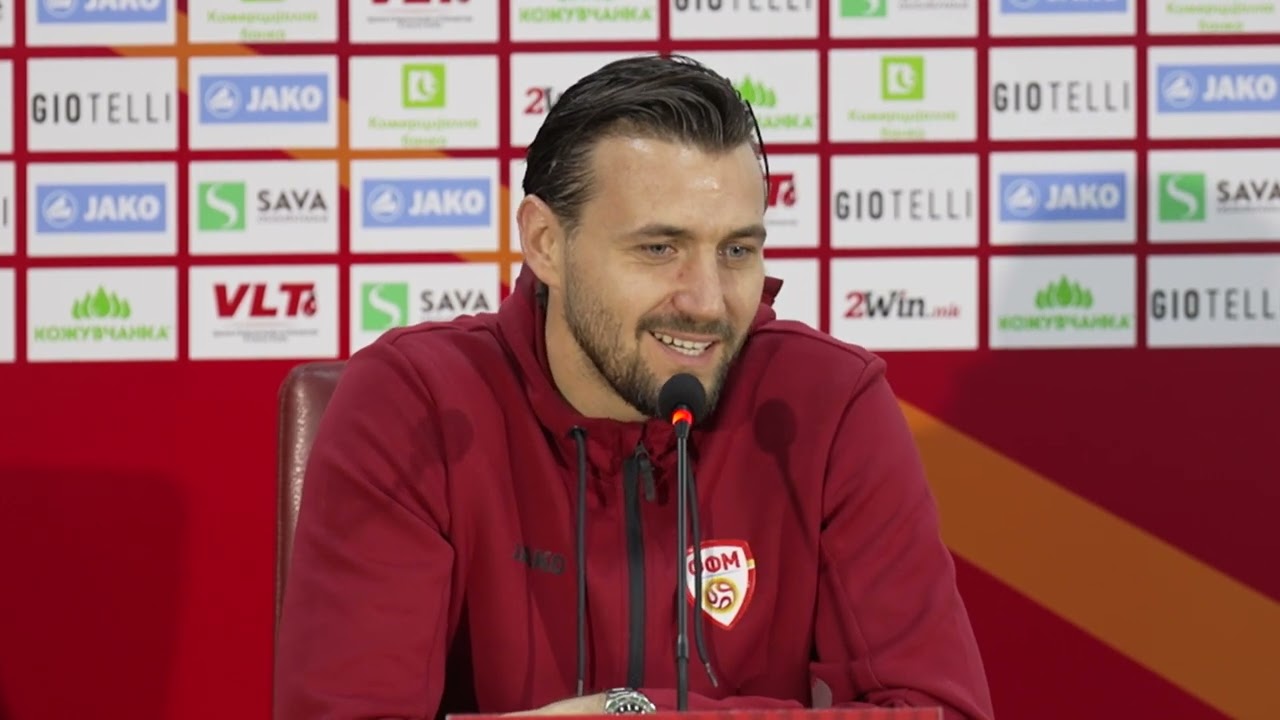 NORTH MACEDONIA PRESS CONFERENCE: Blagoja Milevski and Stole Dimitrievski: North Macedonia v England