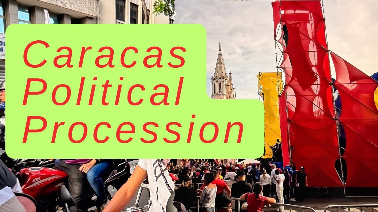 Political Procession Caracas|Venezuela