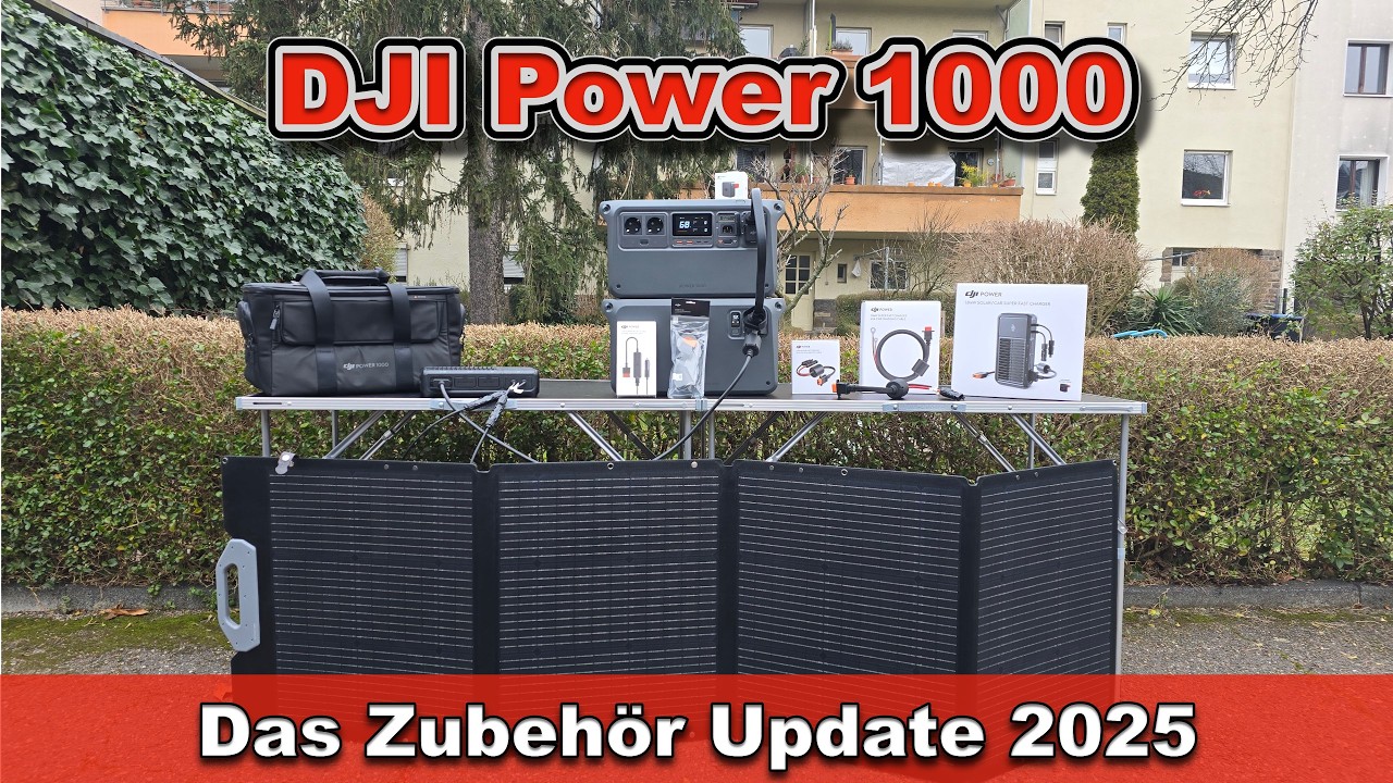 DJI Power 1000 portable Powerstation | Zubehör Update 2025 | Batterie - Upgrade / Schnell-Ladegerät