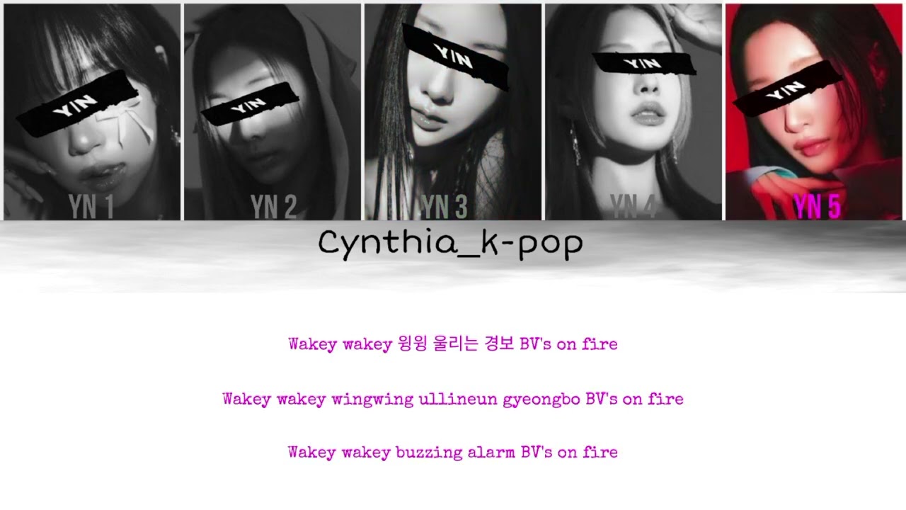 HURRICANE by BADVILLAIN (Your Girl Group) 5 members version (Colour Coded Lyrics) | Cynthia_k-pop |