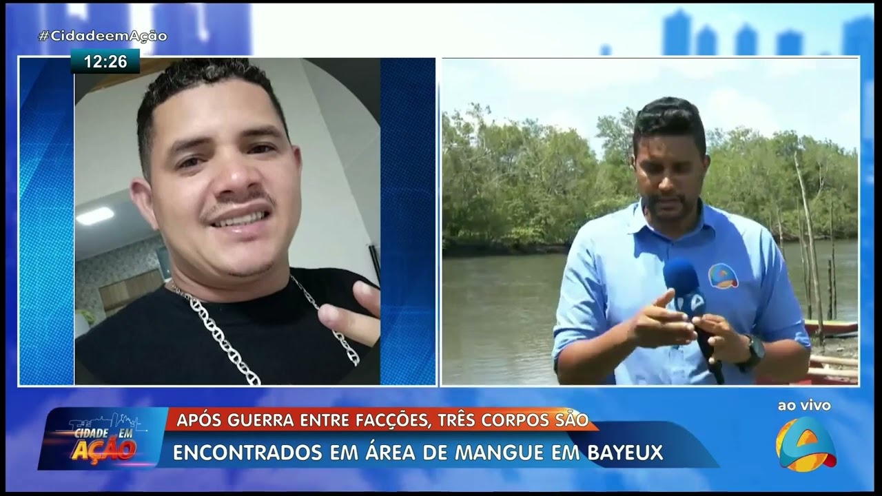 Cidade em Ação - Após guerra entre facções Três corpos são encontrados em área de mangue em Bayeux