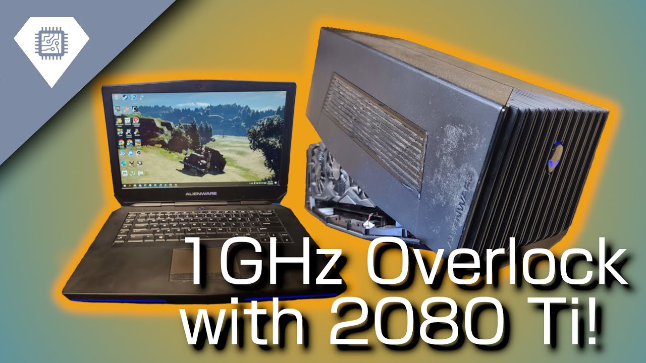 External GPU on a 7 Year Old Overclocked Laptop? | Alienware Graphics Amplifier in 2022