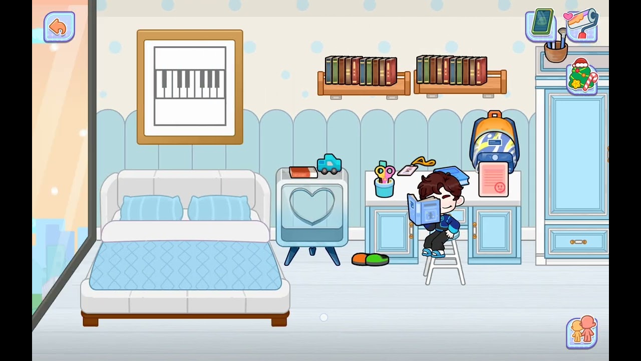 GAME WORLD LIFE STORY . MY HOUSE  TUTORIAL 🏠 ☺️🥰