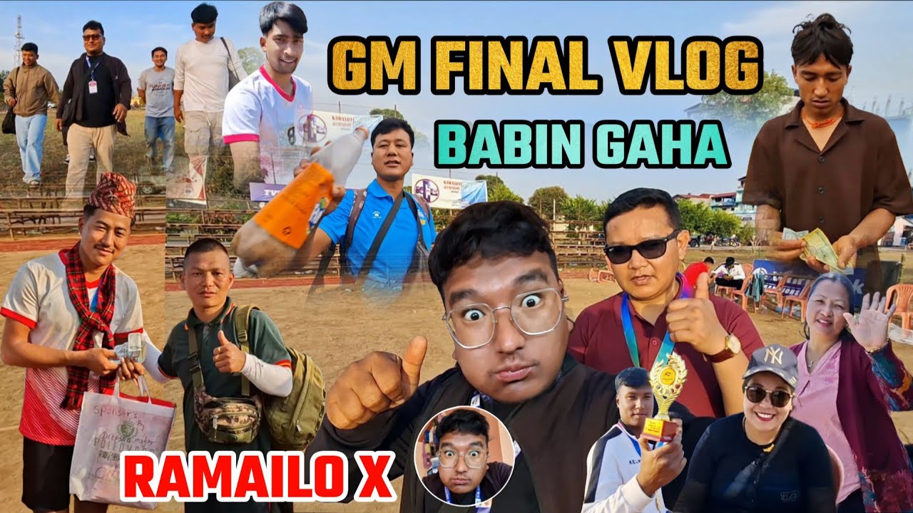 ओहोनी बरै बल्ल आयो तो नहासेर हर्नु होला 😛gm cup final vlog finally aayo yar
