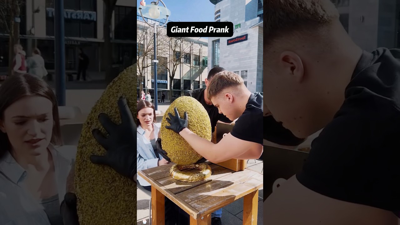 Giant food prank 🤣😂🤣#funny #usa #funnyshorts #challenge #funnyshorts