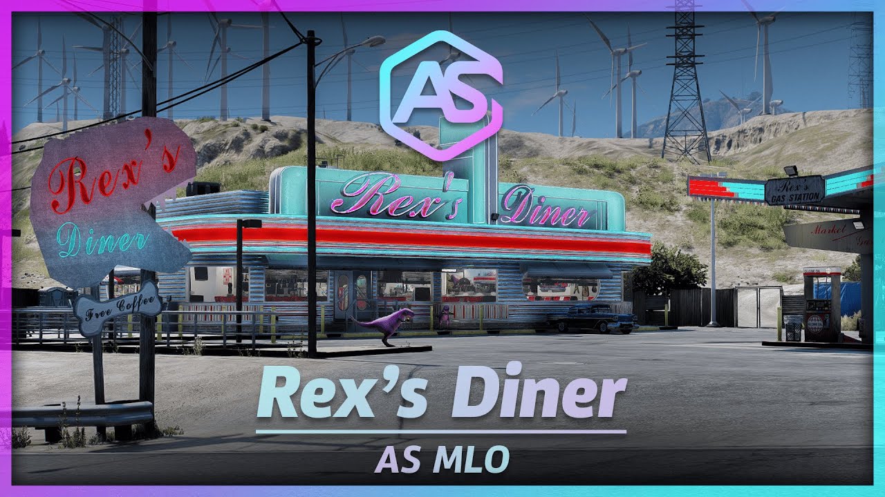 SHOWCASE GTA V Interior: Rex's Diner & Al's Garage | AS MLO