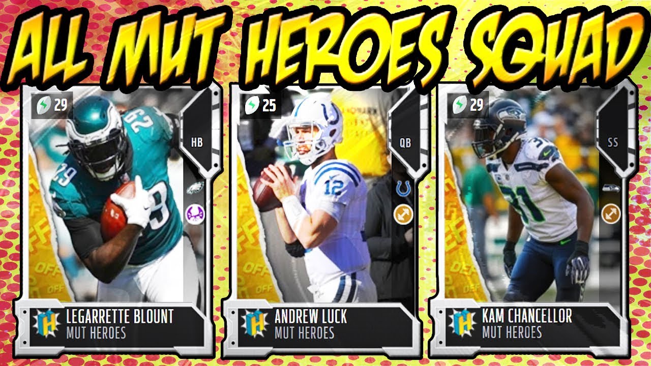 Must See! All Mut Hero Themed Team Gameplay! Madden 18 Ultimate Team