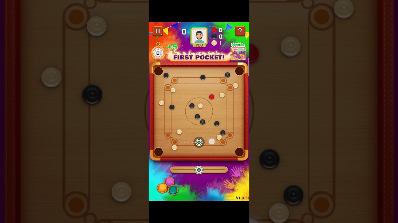 Carrom play tips and tricks,Mx player carrom trick, Mx hack , carrom timer mode Mx player