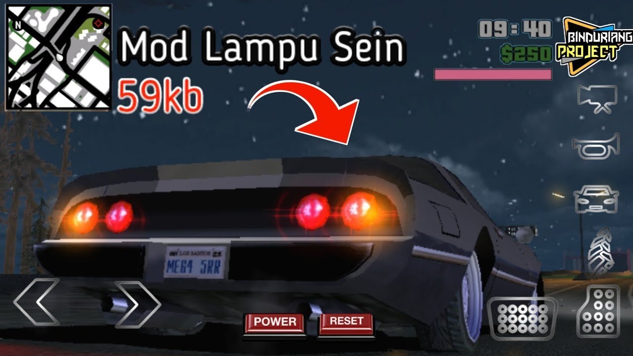 Mod Lampu Sein   GTA Sa Android