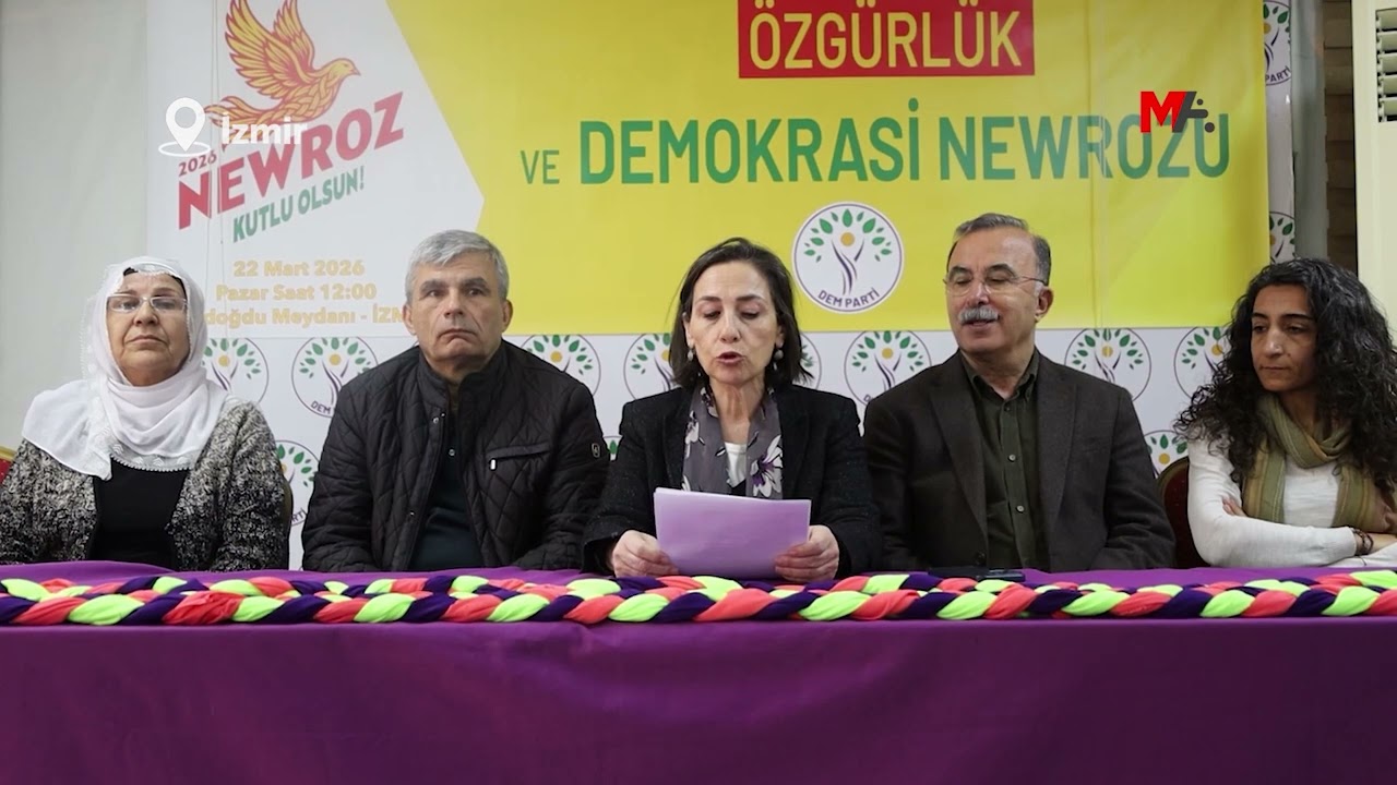 İZMİR’DE NEWROZ KUTLAMALARININ STARTI VERİLDİ
