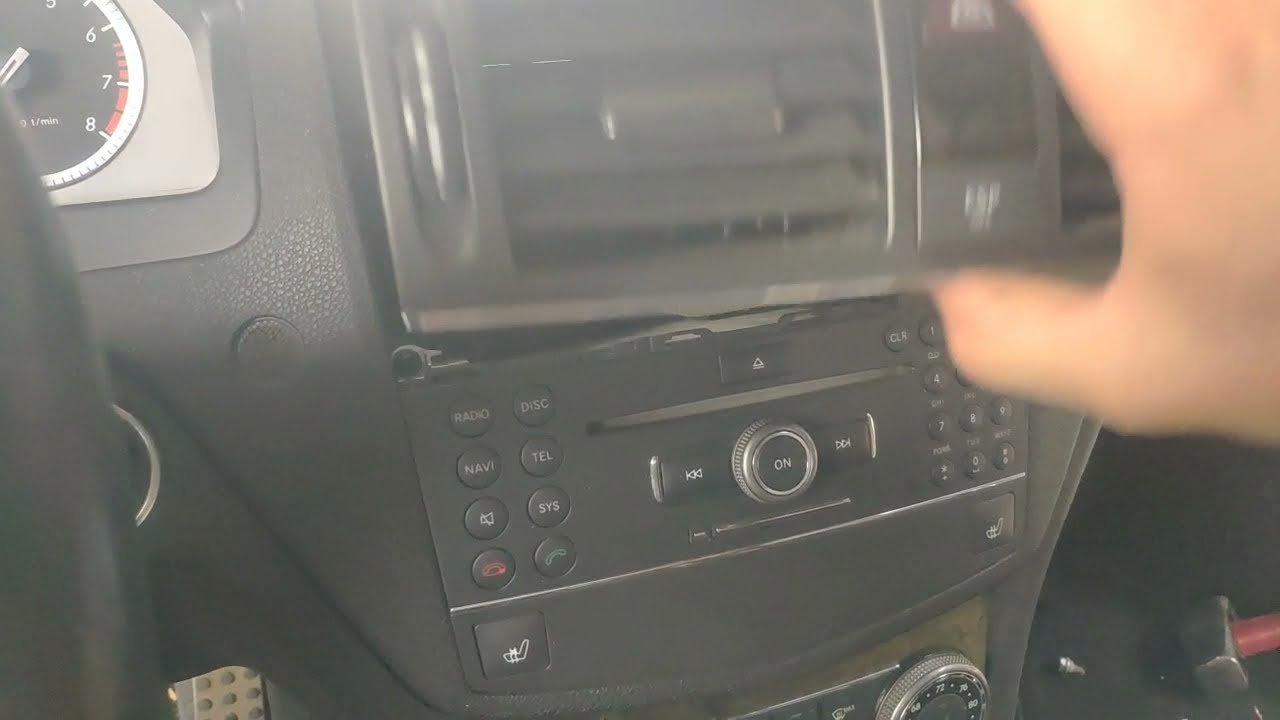 Mercedes C350 2008 W204 Как снять воздуховод Removal Air Duct Vent