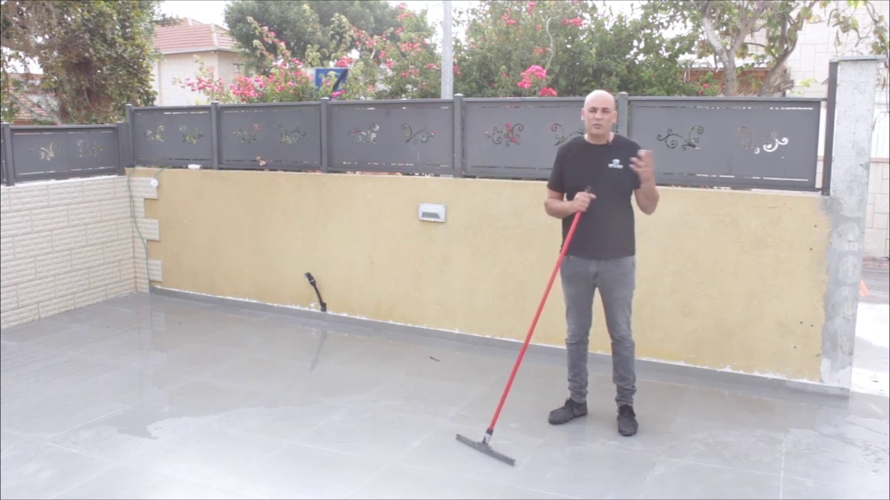 קובי שיקלי, קבלן שיפוצים באשקלון מספר על בעית ריצוף בגינה
