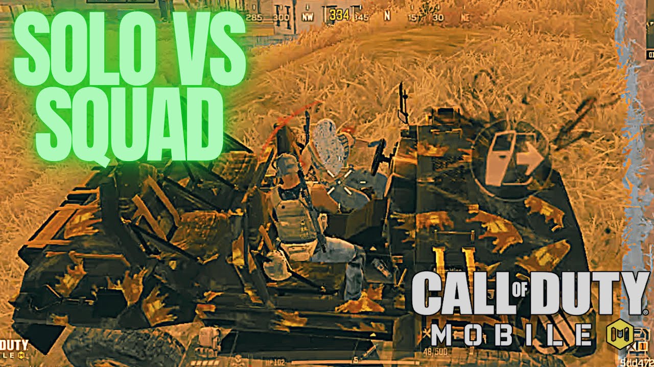 THIS GUY TRIED TO KNOCK ME DOWN, BUT I DID THIS... SOLO VS SQUAD CALL OF DUTY MOBILE
