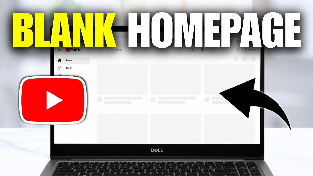How To Fix Blank YouTube Homepage (Step By Step)