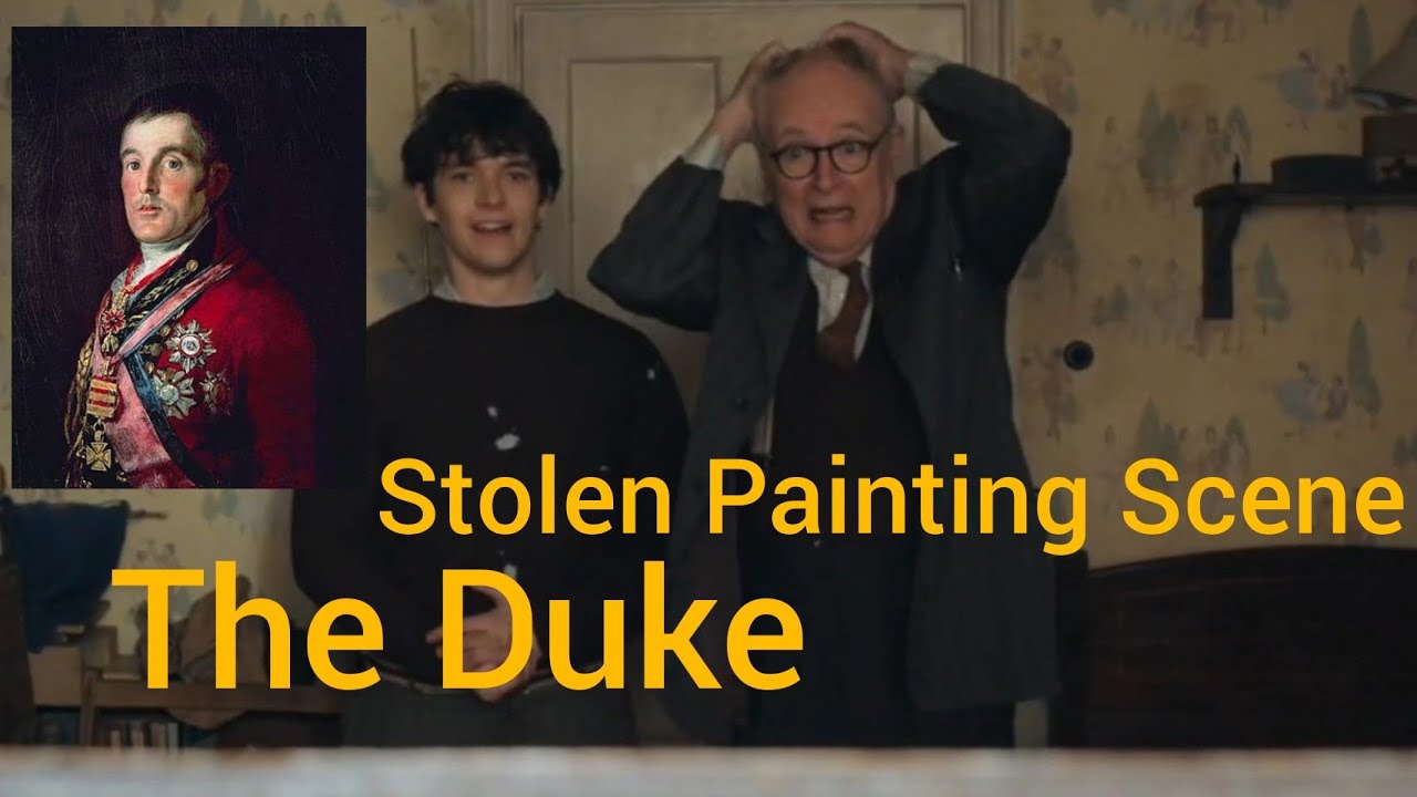 THE DUKE (2022) - Funny Painting Clip - Jim Broadbent, Fionn Whitehead