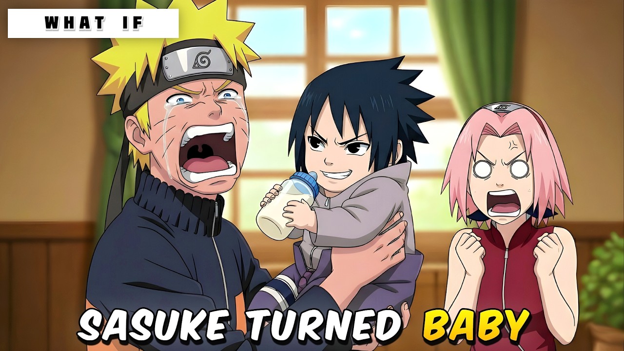 What if Naruto Turned Sasuke to Baby (Naruto) | Crisp Anime