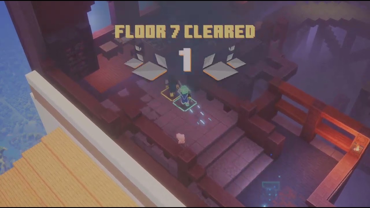 Minecraft Dungeons Tower run.
